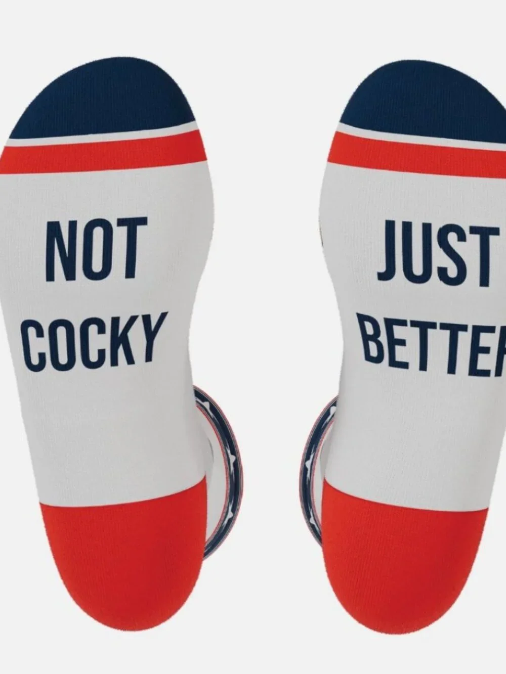 The Free Bird USA Eagle Mullet Heel Hammock Crew Socks